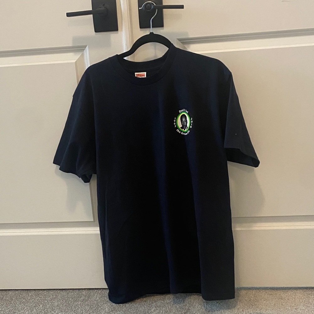 Supreme Navy Blue Graphic Tee